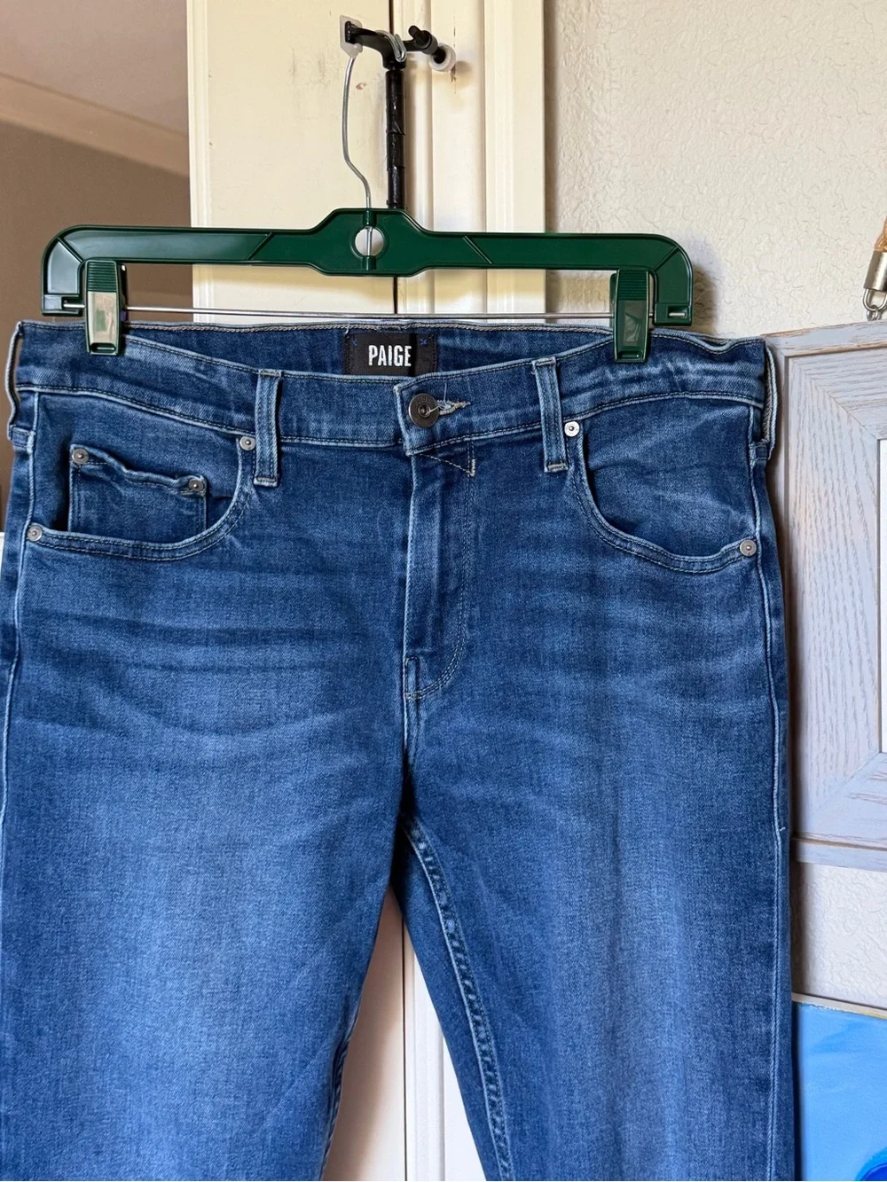 PAIGE Federal Transcend Vintage Jeans Men’s 32 Milburn Slim Straight Stretch